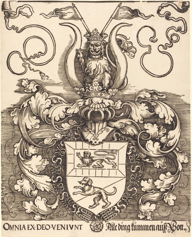Coat of Arms of Lorenz Staiber, probably 1520/1521.