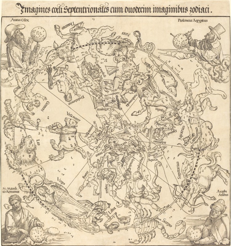 The Northern Celestial Hemisphere, 1515.