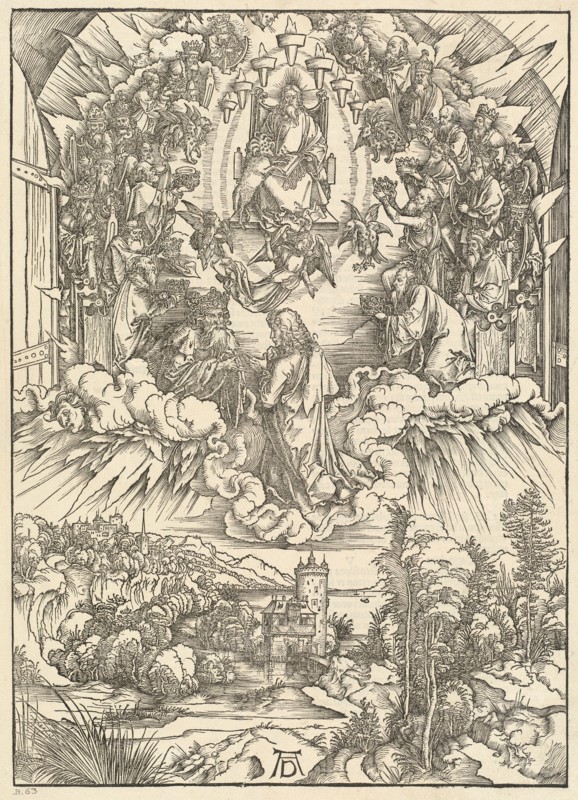 Saint John before God and the Elders, 1498.