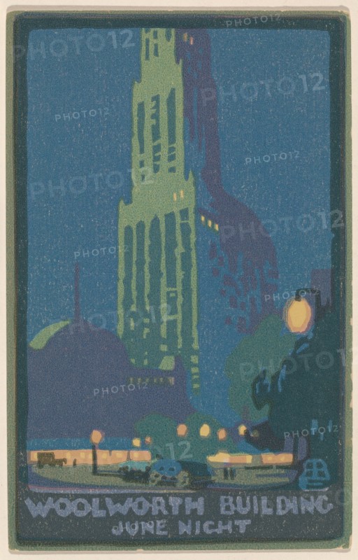 Woolworth Building June Night, 1916.