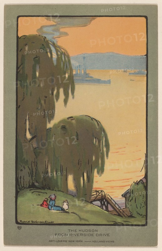 The Hudson from Riverside Drive, 1914.