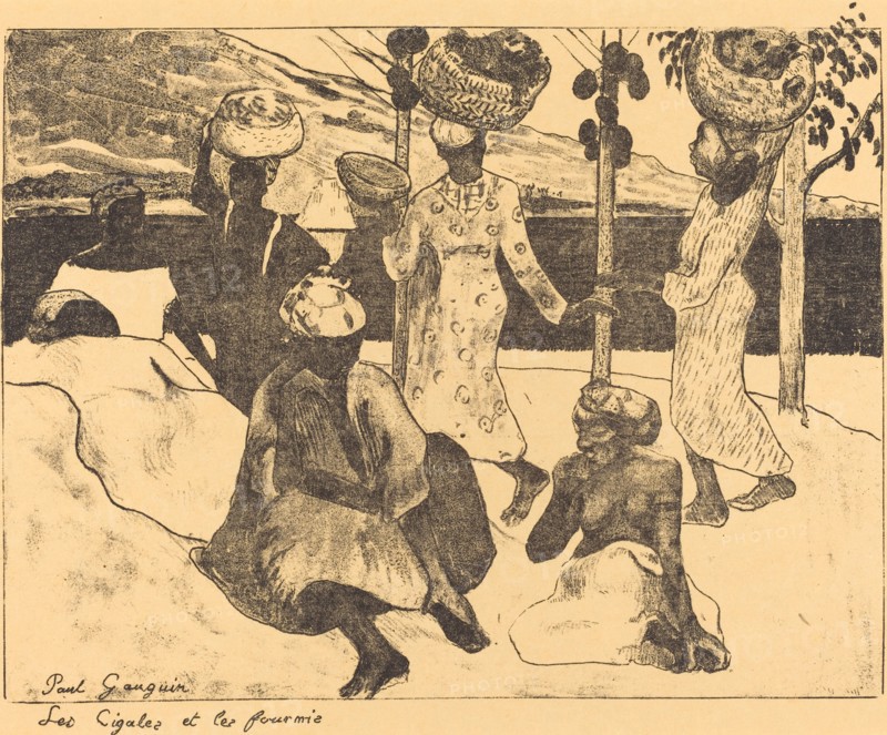 Locusts and Ants: A Memory of Martinique (Les cigales et les fourmis), 1889.