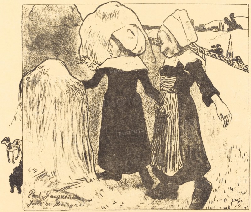 Pleasures of Brittany (Joies de Bretagne), 1889.