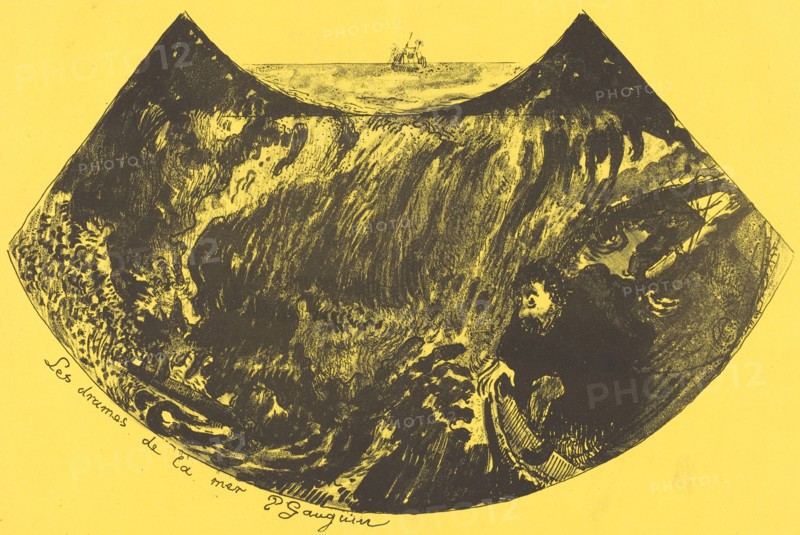 Dramas of the Sea: A Descent into the Maelstrom (Les drames de la mer), 1889.