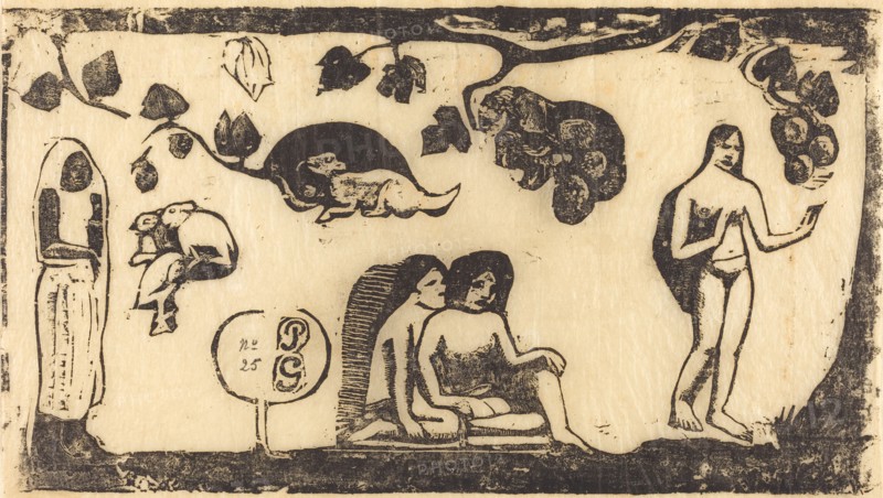 Women, Animals and Foliage (Femmes, animaux et feuillages), in or after 1895.