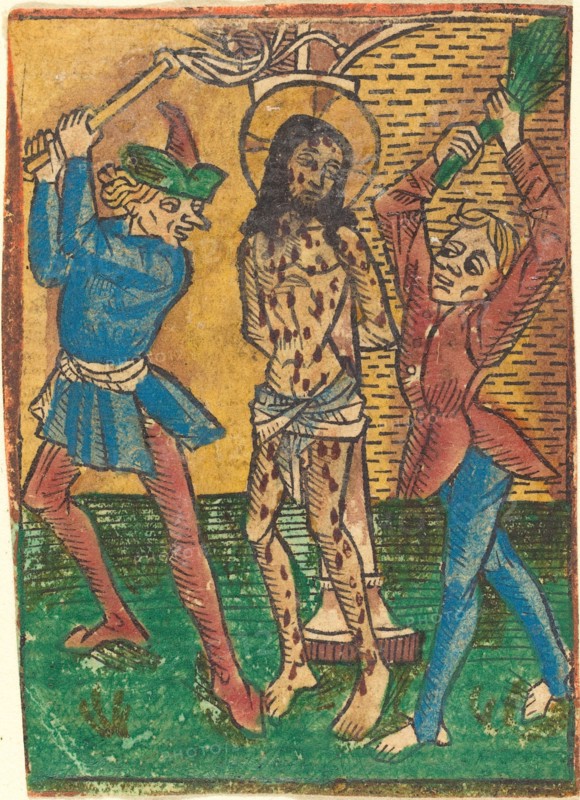 Scourging of Christ, c. 1490.