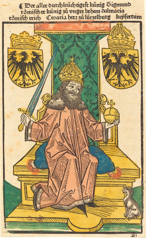 Kaiser Sigmund, 1483 or before.