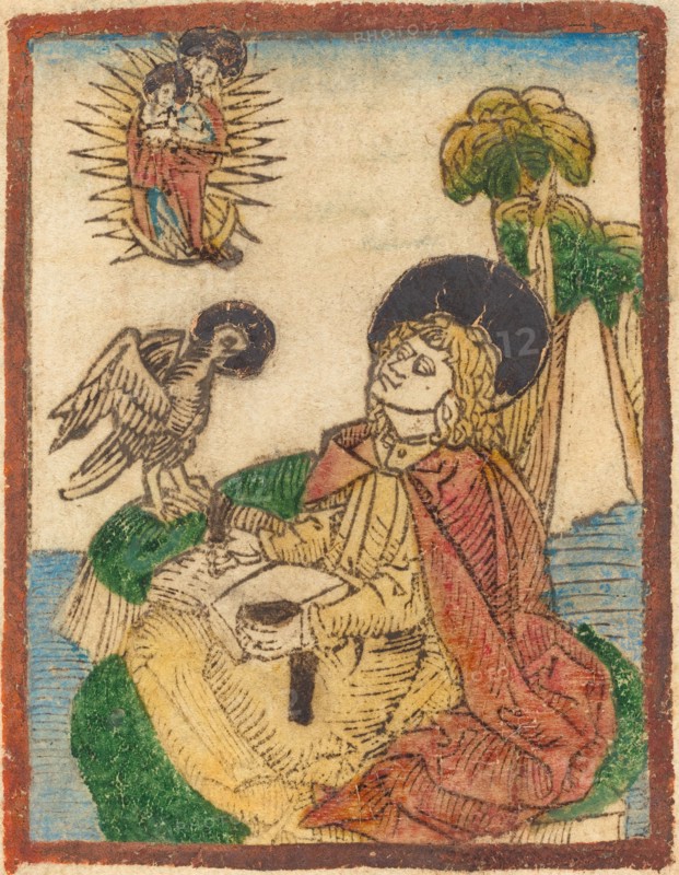 Saint John on the Island of Patmos, 1480/1490.
