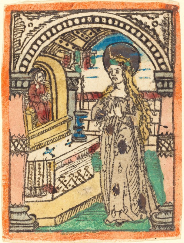 The Virgin in a Robe Embroidered with Ears of Corn, c. 1470/1480.