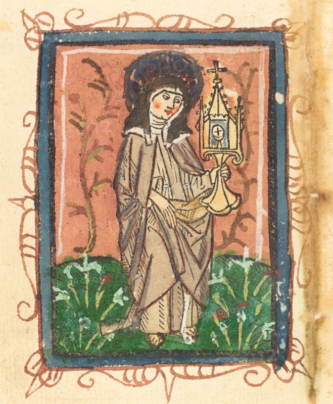 Saint Clare of Assisi, 1470/1480.