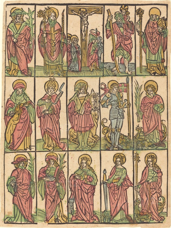 Fourteen Auxiliary Saints, c. 1500.