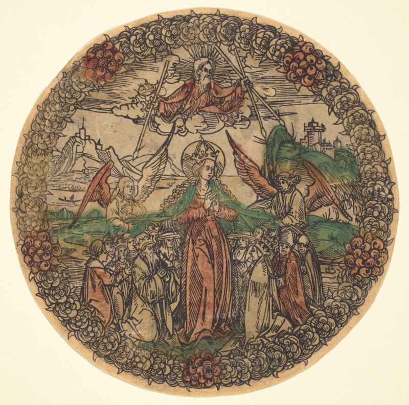 Madonna in a Wreath of Roses, 1490/1500.