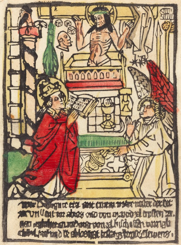 The Mass of Saint Gregory, c. 1470.