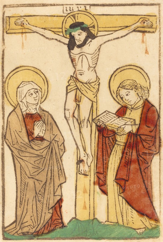 Christ on the Cross, in or before 1470.