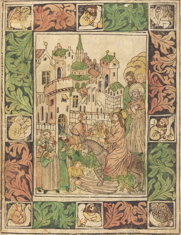 Christ's Entry into Jerusalem, c. 1450.