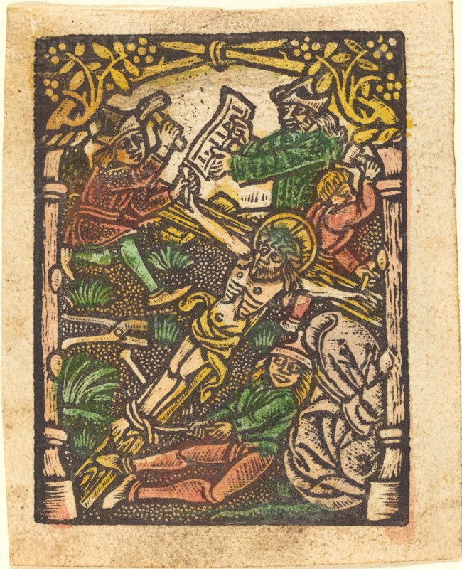 Christ Nailed to the Cross, fourth quarter 15th century.