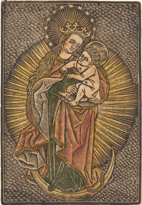 Madonna and Child in Glory, fourth quarter 15th century.