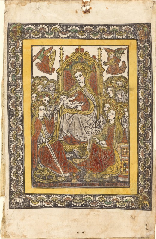 The Madonna Enthroned with Eighteen Holy Women, c. 1480/1490.