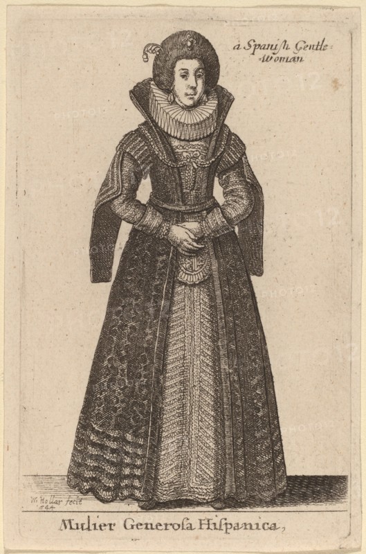 Mulier Generosa Hispanica, 1644.