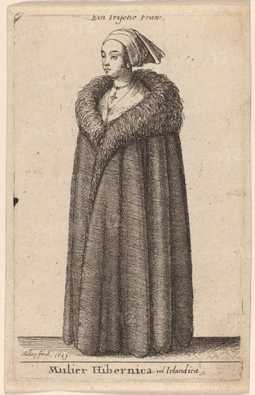 Mulier Hibernica vel Irlandica, 1649.
