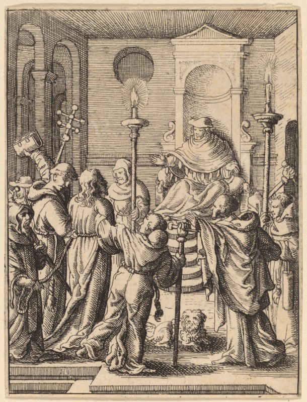 Jesus before Annas.