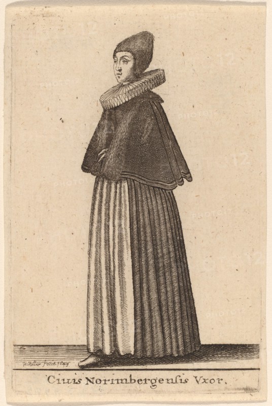 Ciuis Norimbergensis Vxor, 1643.