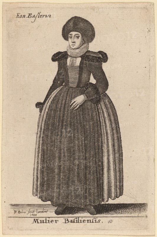 Mulier Basiliensis, 1644.
