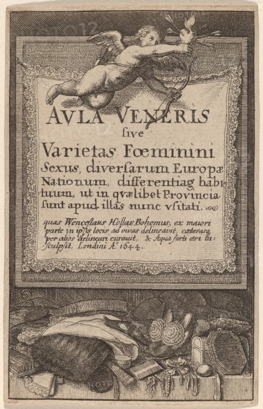 Aula Veneris: Title Page, 1644.