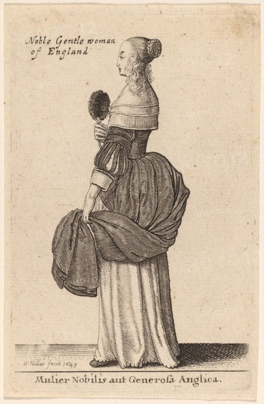 Mulier Nobilis aut Generosa Anglica, 1643.