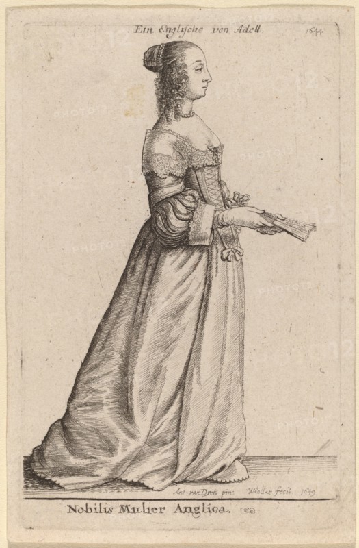 Nobilis Mulier Anglica, 1649.