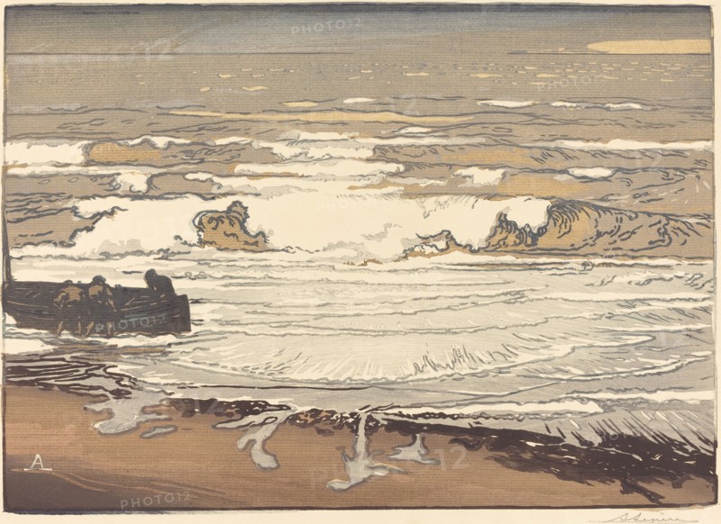 Unfurled Waves, Flood of September, 1901 (Les Vagues deferlent), 1901.