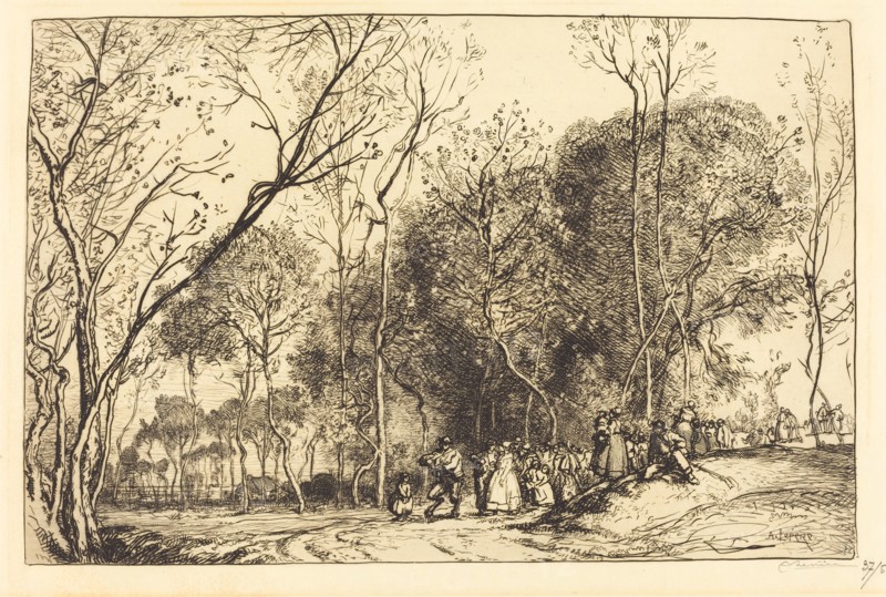 Summer in Saint-Martin, the Past Nuptials (Ete de la Saint-Martin, la noce qui passe), 1908.