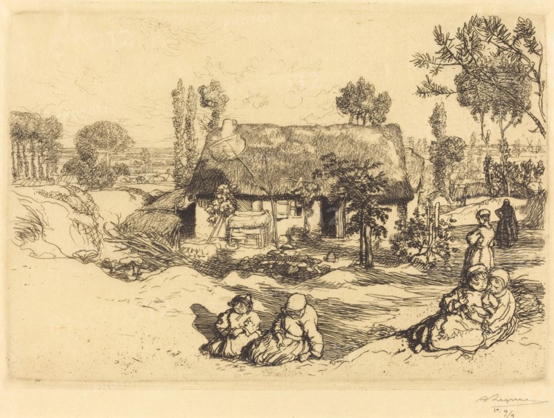 Shelter for the Poor, Vendee (Le nid de pauvres, Vendee), 1909.