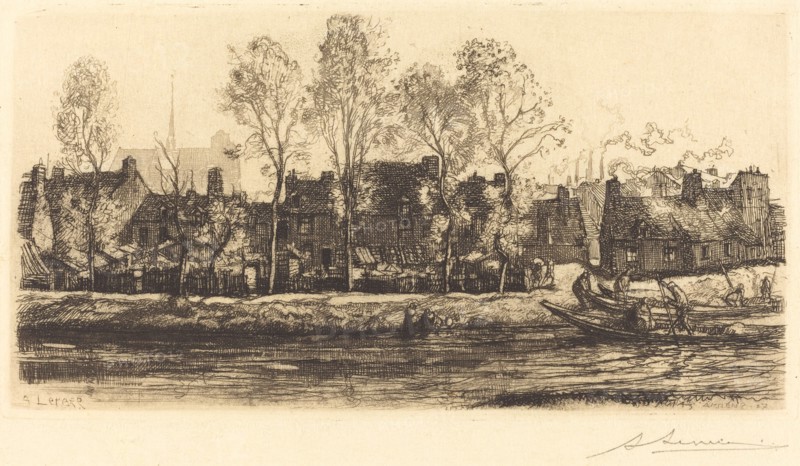Banks of the Somme at Amiens (Bords de la Somme a Amiens), 1907.