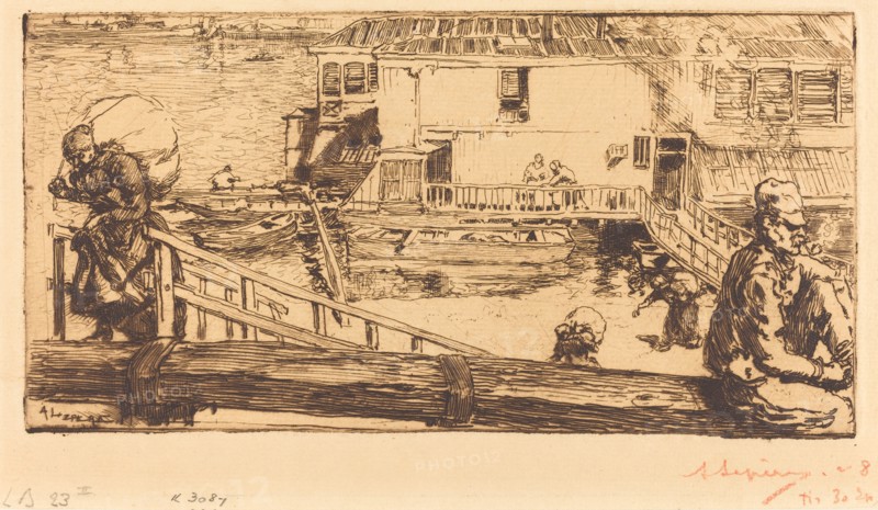 The Wash-house (Le lavoir), 1891.