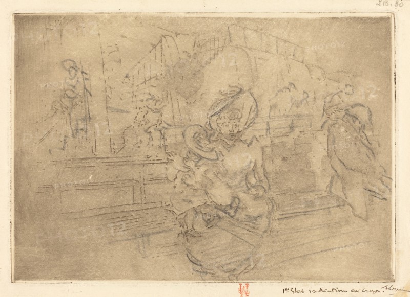 Departure for Greenwich (Depart pour Greenwich), 1891.