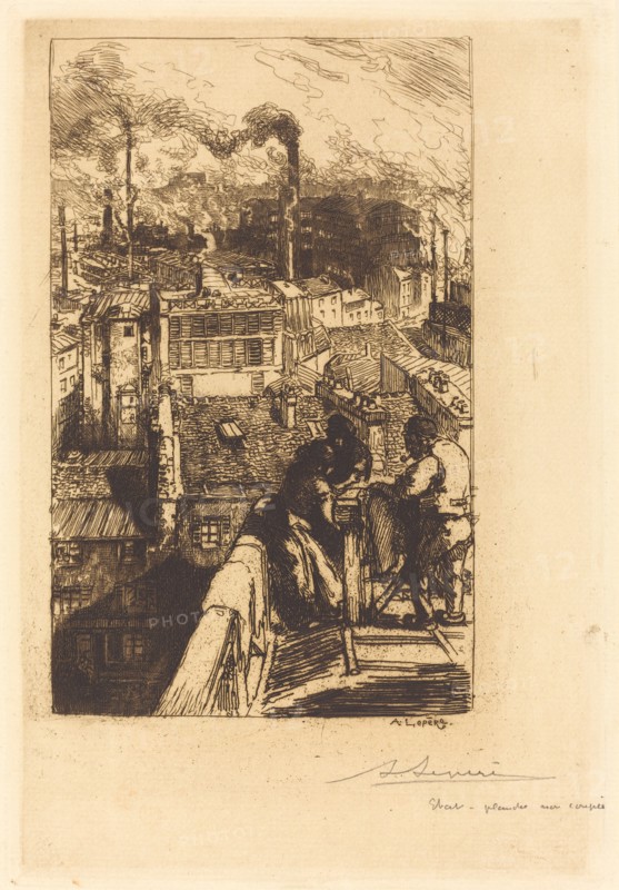Gobelins Quarter (Le quartier des Gobelins), 1893.