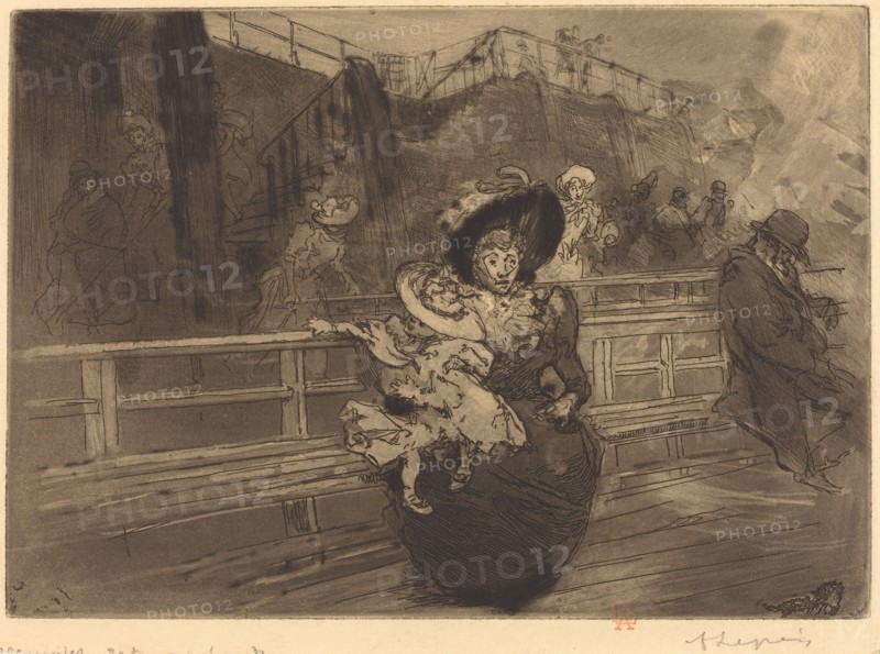 Departure for Greenwich (Depart pour Greenwich), 1891.