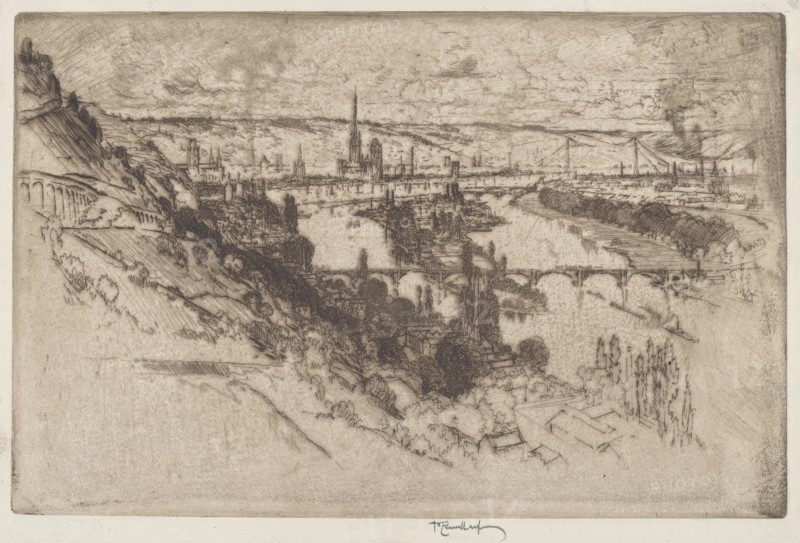 Rouen, from Bon Secours, 1907.