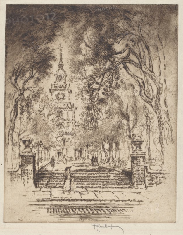 The Square, Independence Square, Philadelphia, 1920.