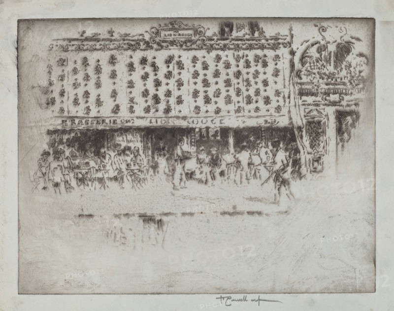 Brasserie, Au Lion Rouge, 1893.