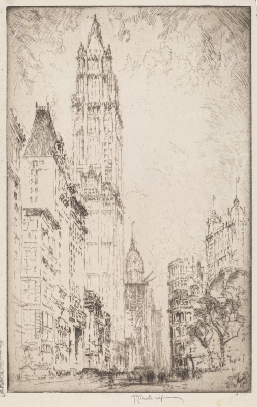 The Woolworth Building, 1915.