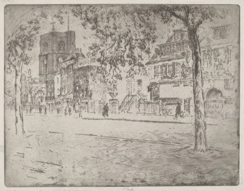 House Where Whistler Died, 1904.