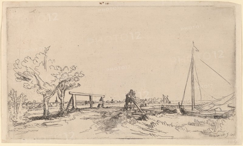 Six's Bridge, 1645.