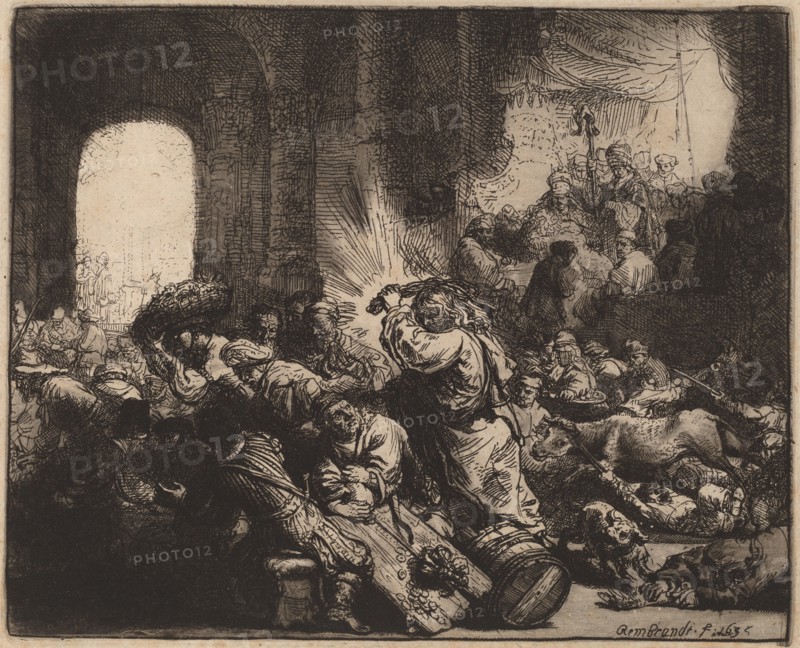 Christ Driving the Money Changers from the Temple, 1635.