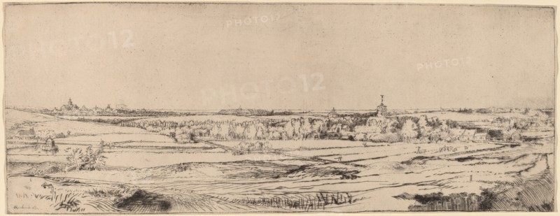 Landscape with a View toward Haarlem (The Goldweigher's Field), 1651.