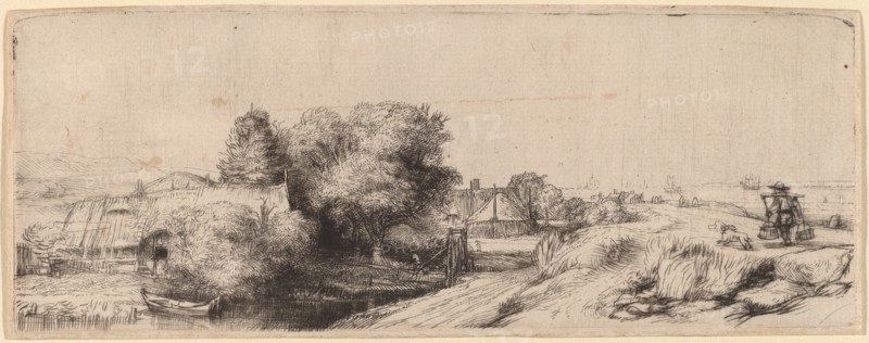 Landscape with a Milkman, c. 1650.