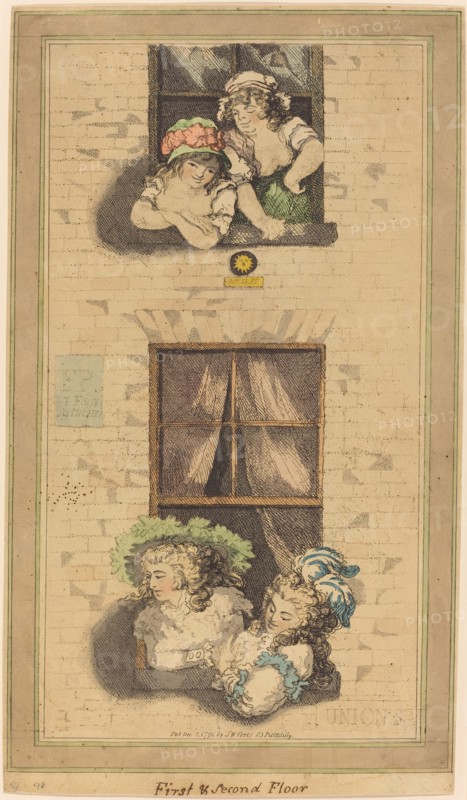 First and Second Floor, published 1791.