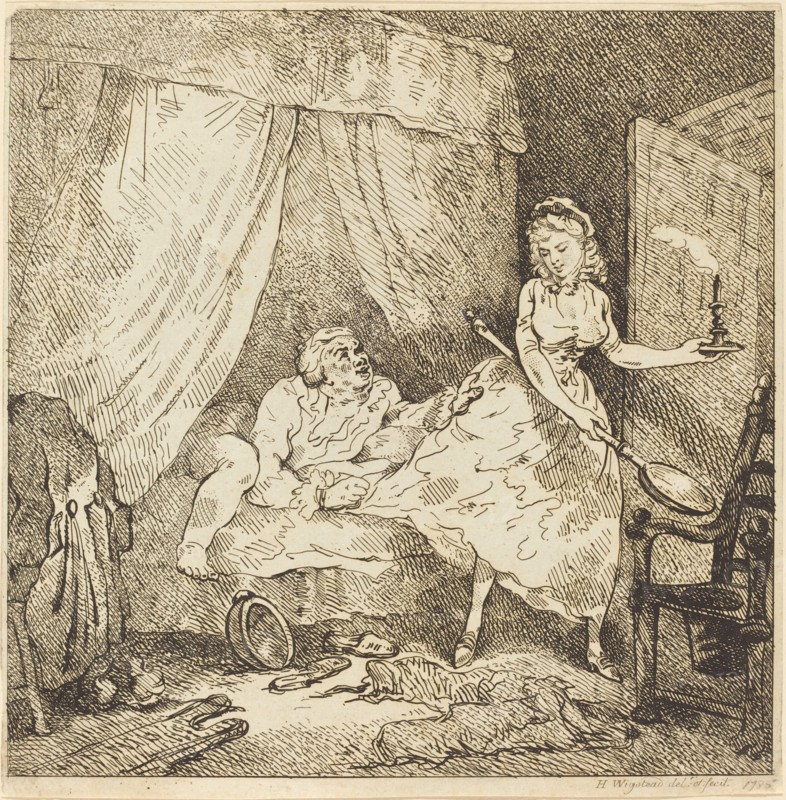 A Bed-warmer, c. 1785.