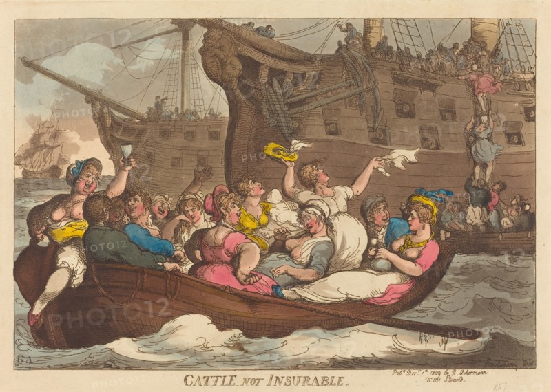 Cattle Not Insurable, published 1809.